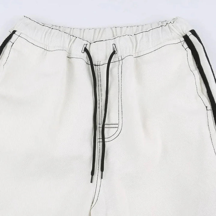 Calypso | Women's Baggy Track Pants | Side Stripes Drawstring