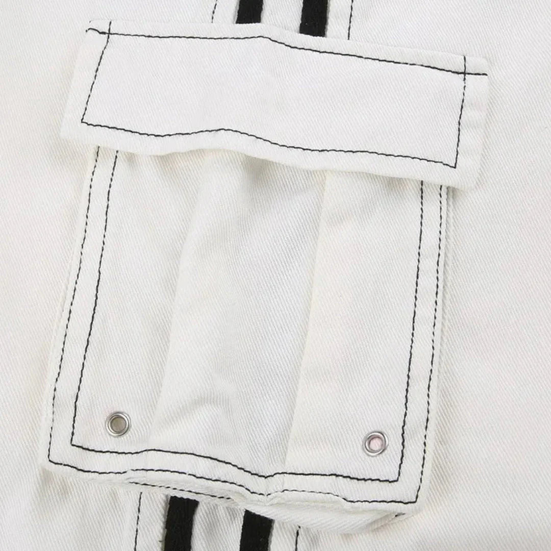 Calypso | Women's Baggy Track Pants | Side Stripes Drawstring