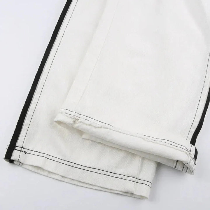 Calypso | Women's Baggy Track Pants | Side Stripes Drawstring