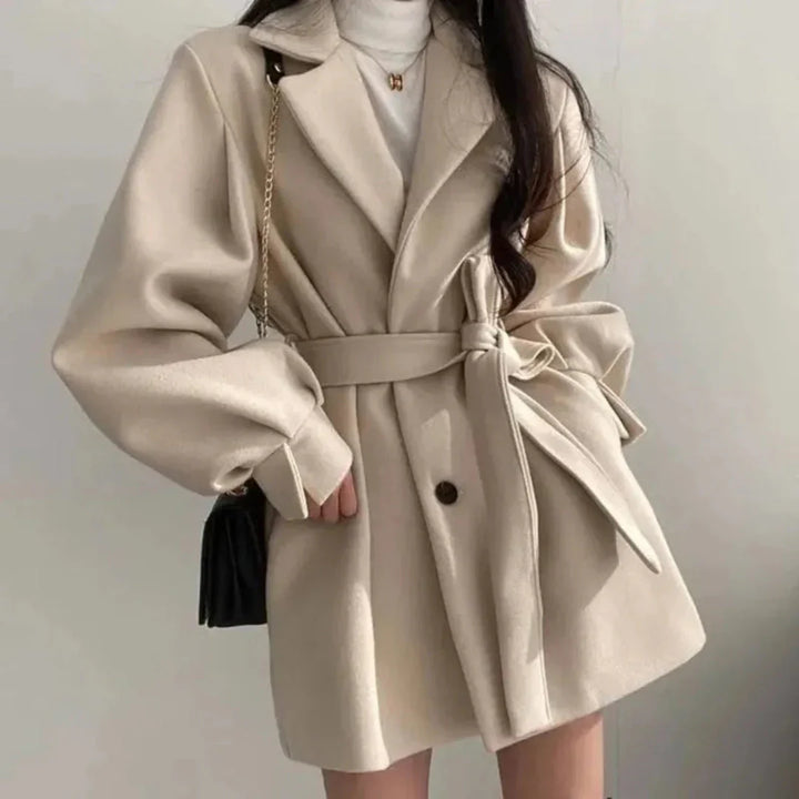 Filomena | Women's Oversized Trench Coat | Belt & Lapel