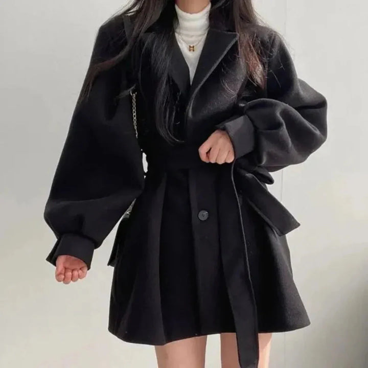 Filomena | Women's Oversized Trench Coat | Belt & Lapel
