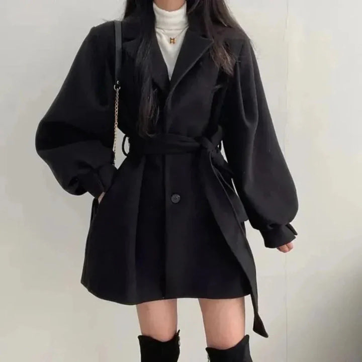Filomena | Women's Oversized Trench Coat | Belt & Lapel