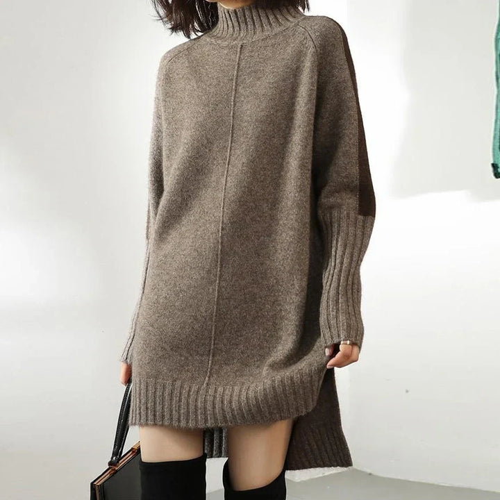 Ceolswith | Knit Turtle Neck Mini Dress