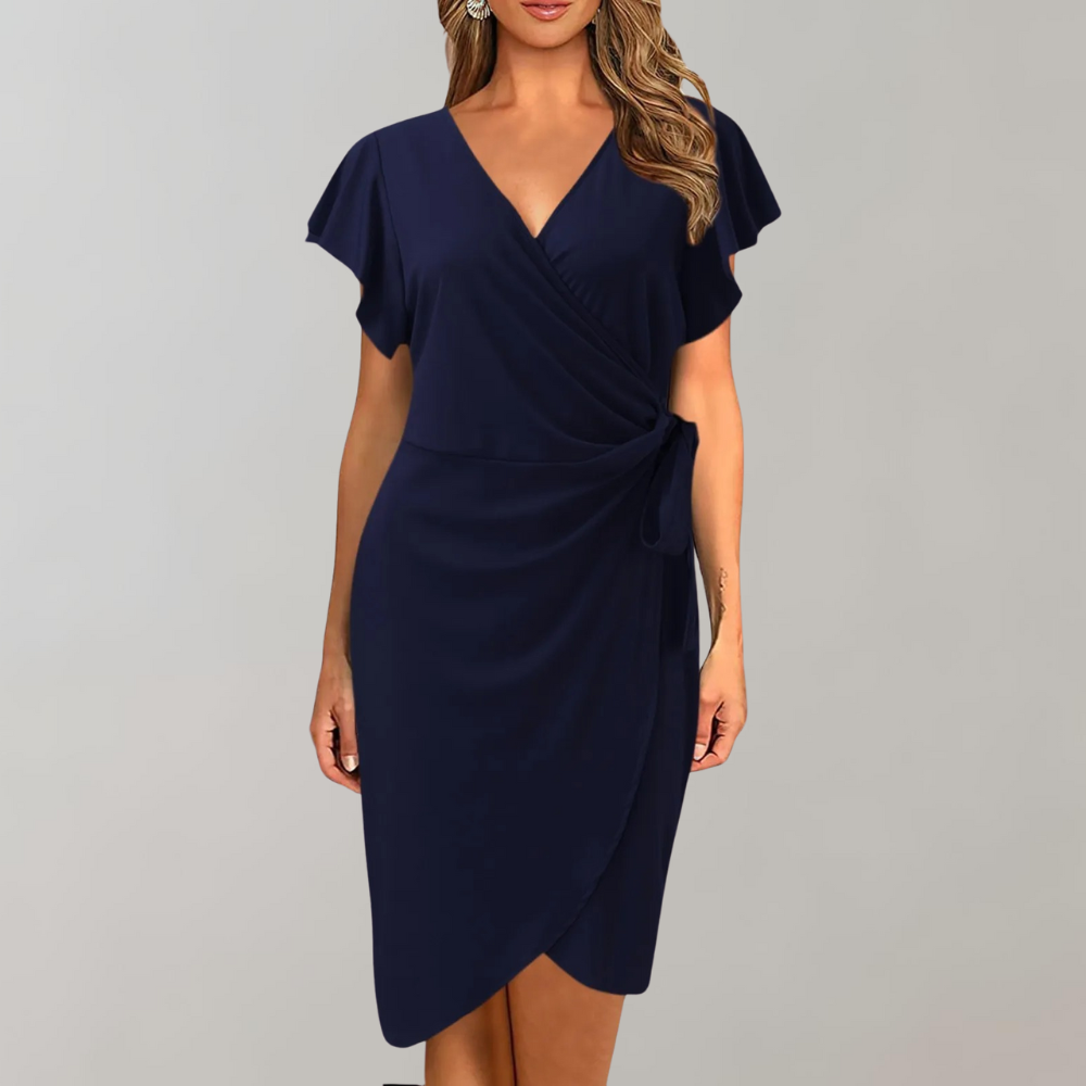 Women's Work Dress Wrap Midi | Formal