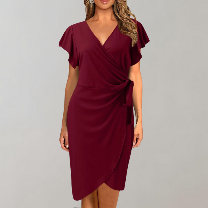Women's Work Dress Wrap Midi | Formal