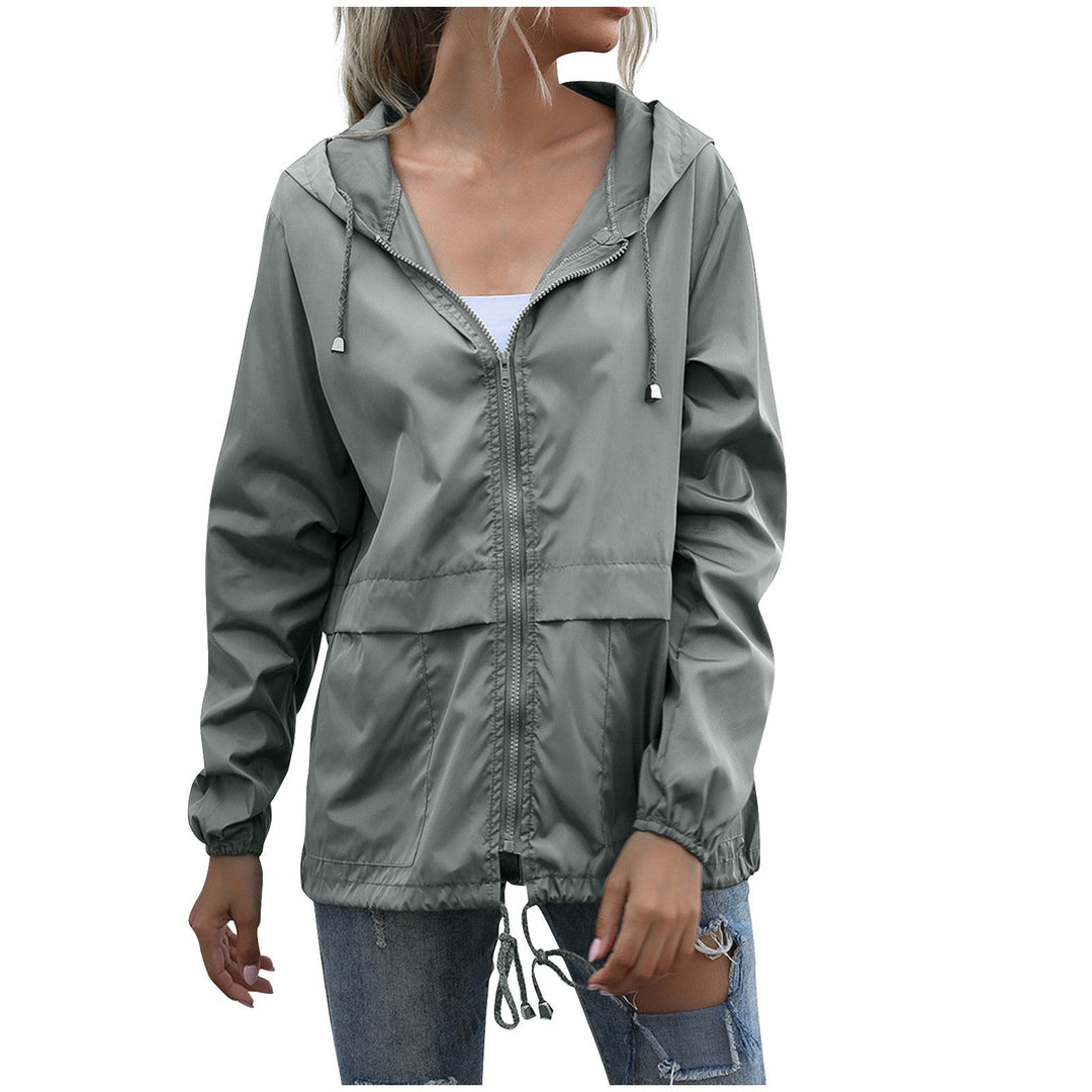 Jamila | Women's Hooded Zip Rain Jacket