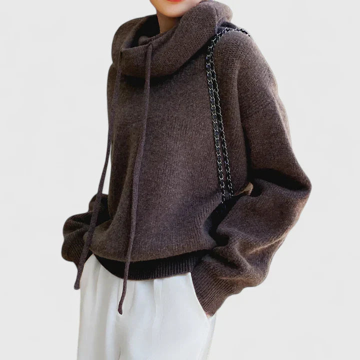 Eloise | Women's Cozy Knit Hoodie
