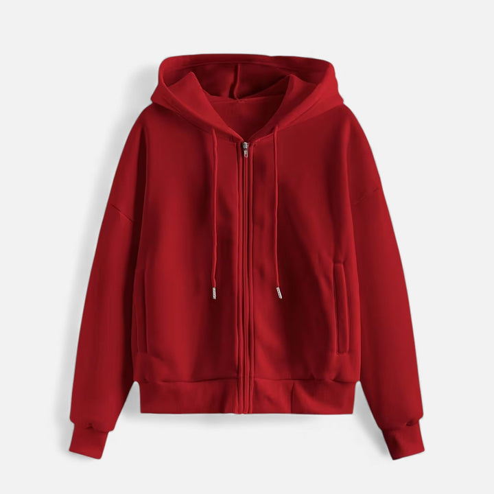 Nina | Women's Casual Zip-Up Knit Hoodie