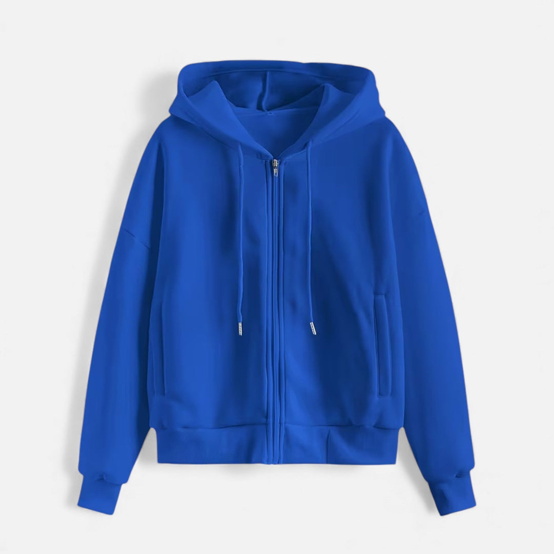 Nina | Women's Casual Zip-Up Knit Hoodie