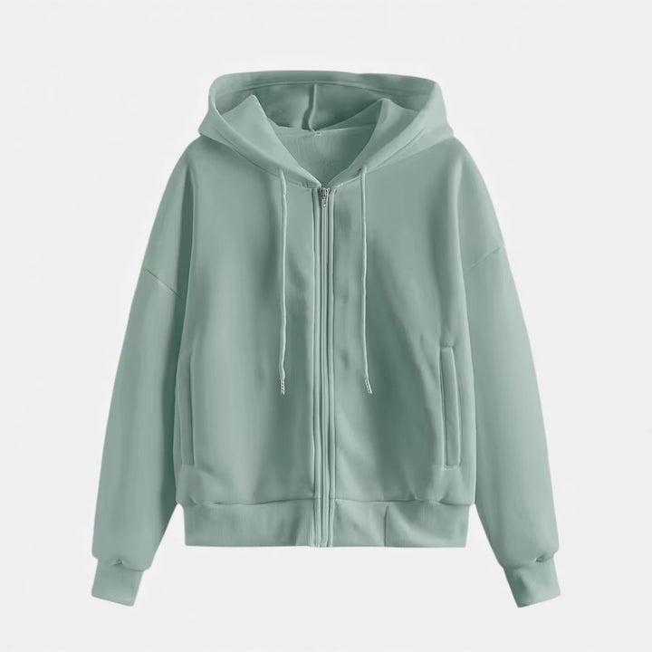 Nina | Women's Casual Zip-Up Knit Hoodie