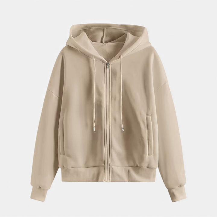 Nina | Women's Casual Zip-Up Knit Hoodie