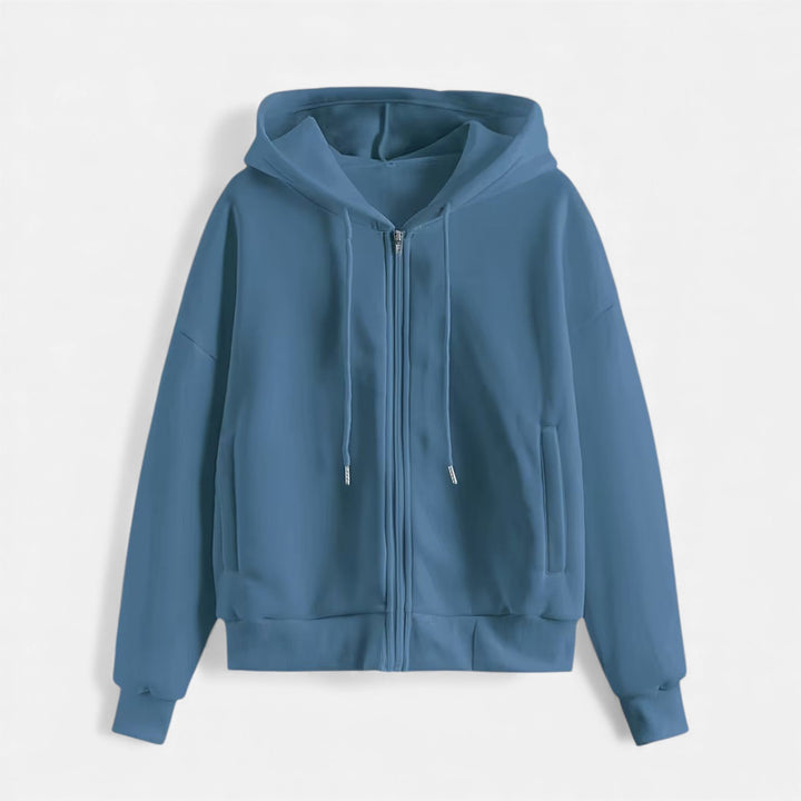 Nina | Women's Casual Zip-Up Knit Hoodie