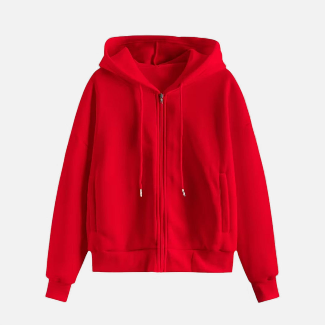 Nina | Women's Casual Zip-Up Knit Hoodie
