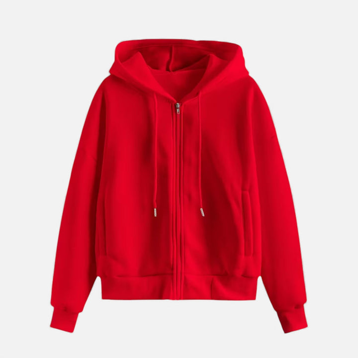 Nina | Women's Casual Zip-Up Knit Hoodie