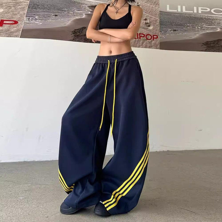 Philomela | Women's Baggy High Waist Track Pants | Wide Leg