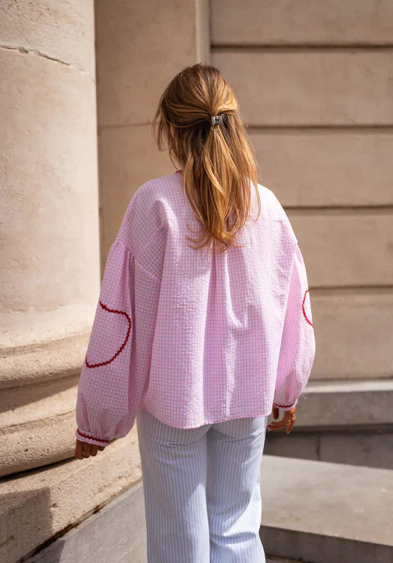Millicent | Women's Blouse | Tie Front Detail Long Sleeve