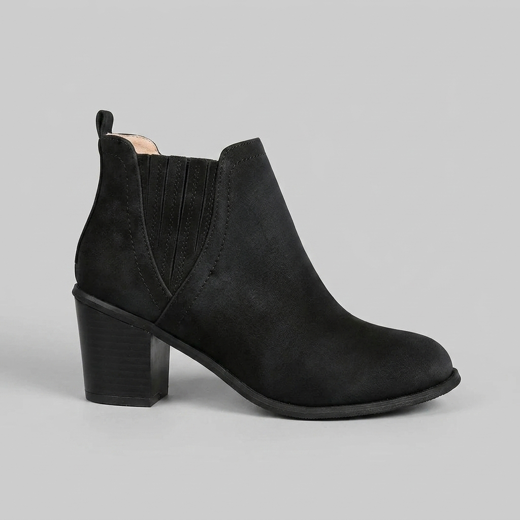 Saoirse | Women's Chelsea Boots | Stacked Heel Ankle Boot