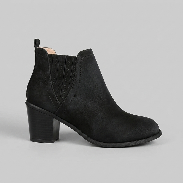 Saoirse | Women's Chelsea Boots | Stacked Heel Ankle Boot