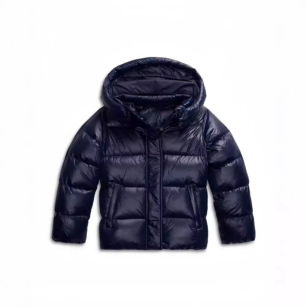 Fionnuala | Women's Cropped Hooded Puffer Jacket | Zip Front Quilted
