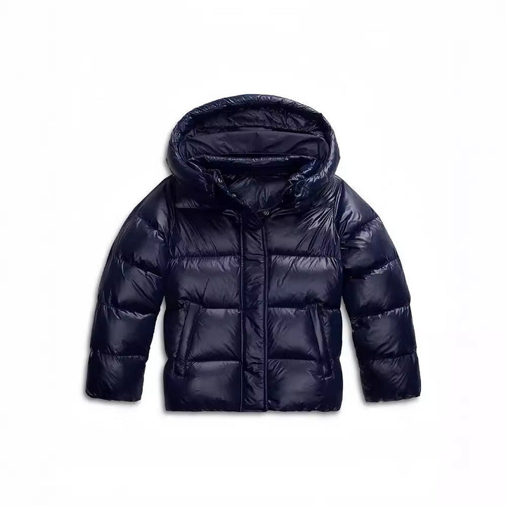 Fionnuala | Women's Cropped Hooded Puffer Jacket | Zip Front Quilted