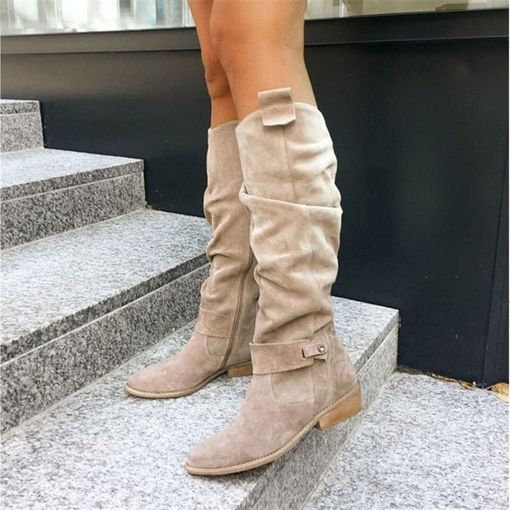Laodike | Women's Knee High Slouch Boots