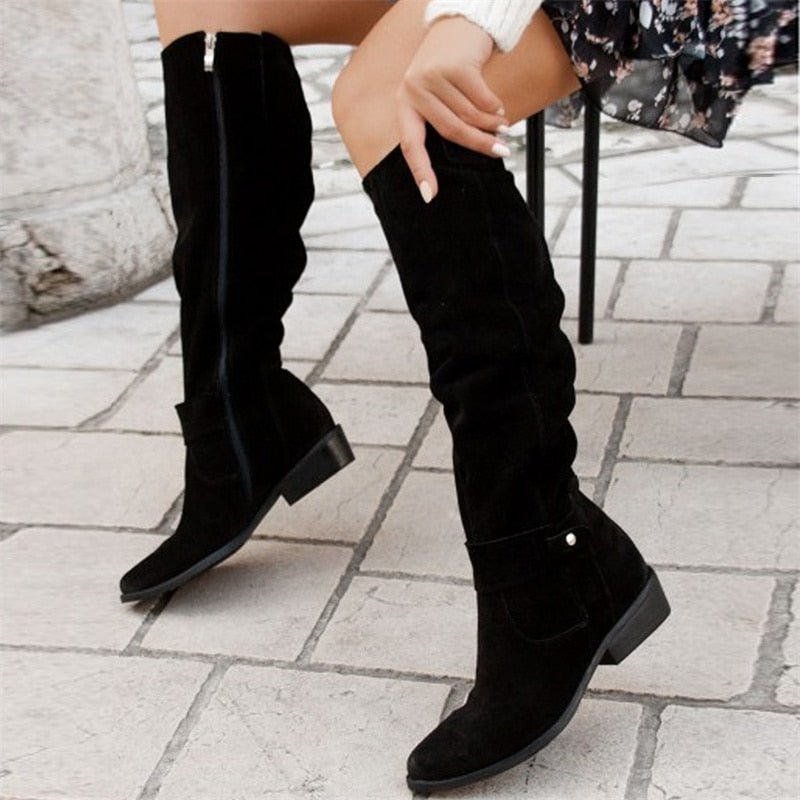Laodike | Women's Knee High Slouch Boots
