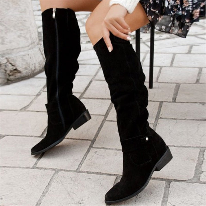 Laodike | Women's Knee High Slouch Boots