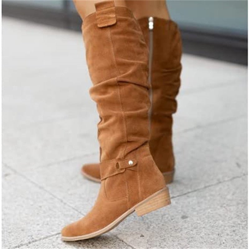 Laodike | Women's Knee High Slouch Boots