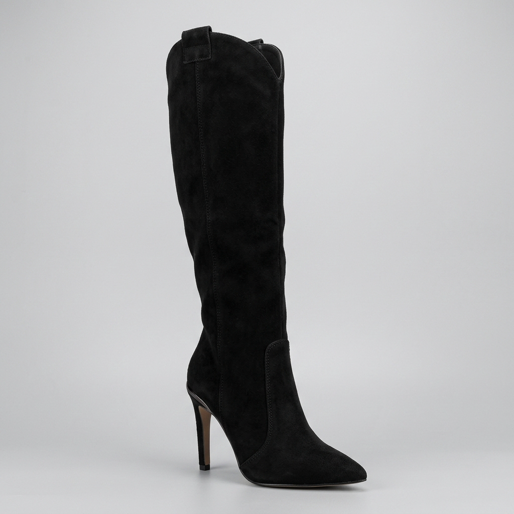 Leonor | Women's Knee High Boots | Pointed Toe Stiletto Heel