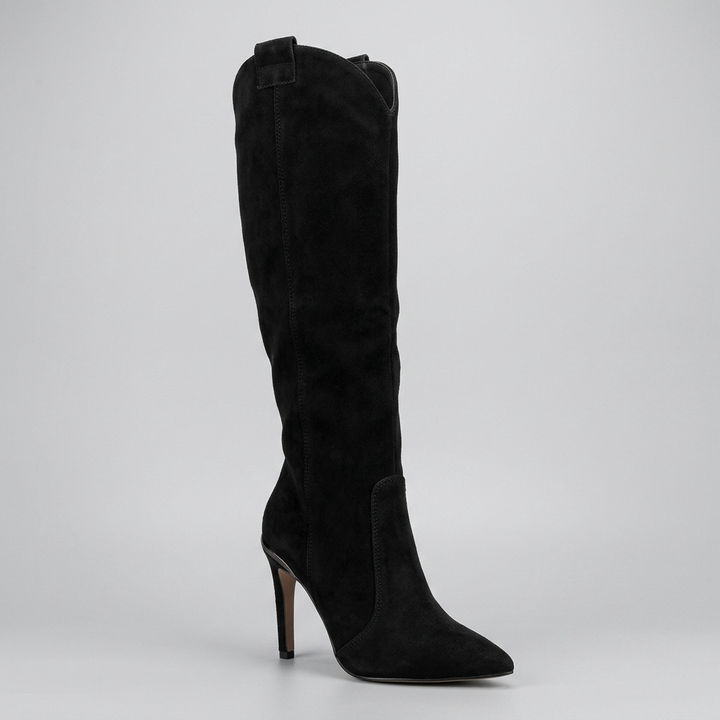 Leonor | Women's Knee High Boots | Pointed Toe Stiletto Heel