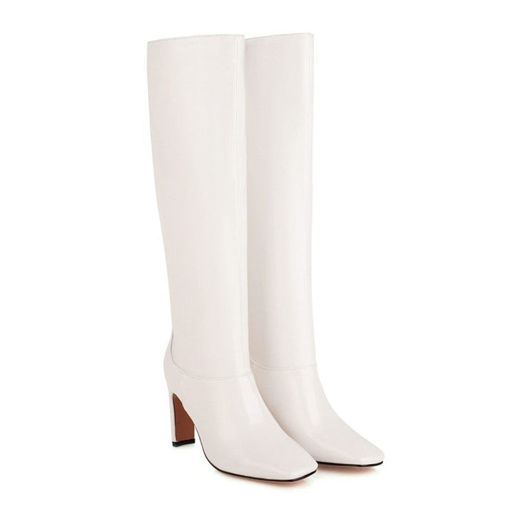 Violeta | Women's Knee High Boots Long | Square Toe