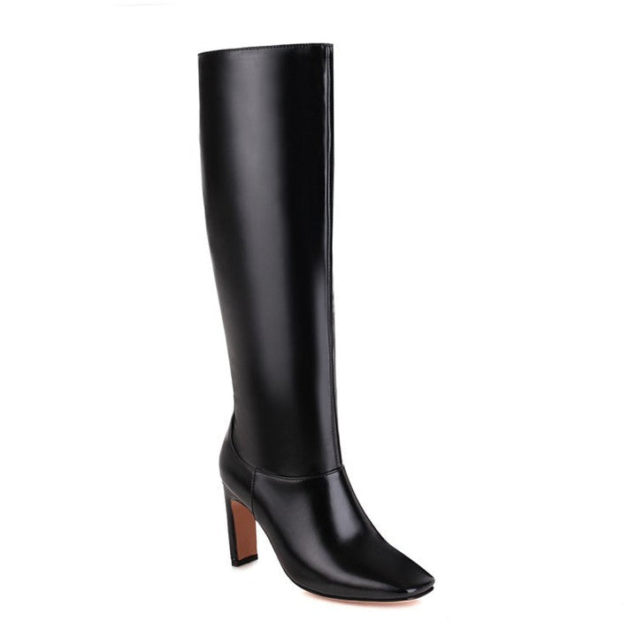 Violeta | Women's Knee High Boots Long | Square Toe