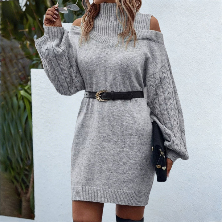 Renee | Knit Midi Dress Long Sleeve