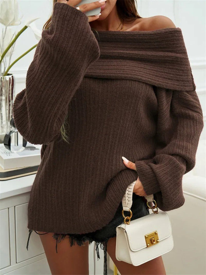 Siphokazi | Women's Knitted Jumper | Off Shoulder Oversized