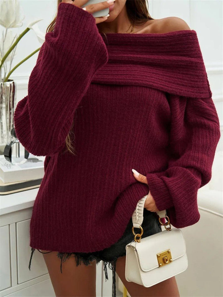Siphokazi | Women's Knitted Jumper | Off Shoulder Oversized