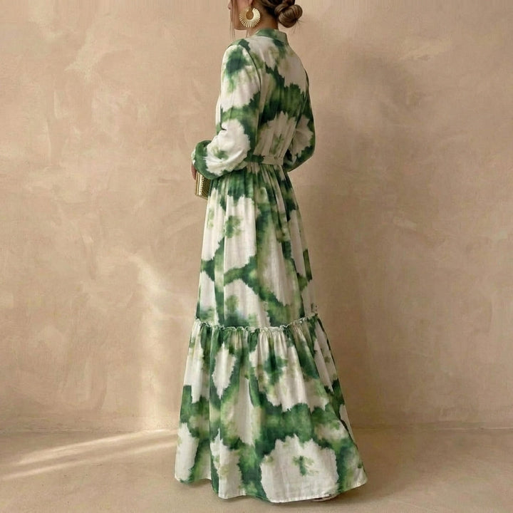Kira | Women's Long Sleeve Maxi Dress | Boho Tiered