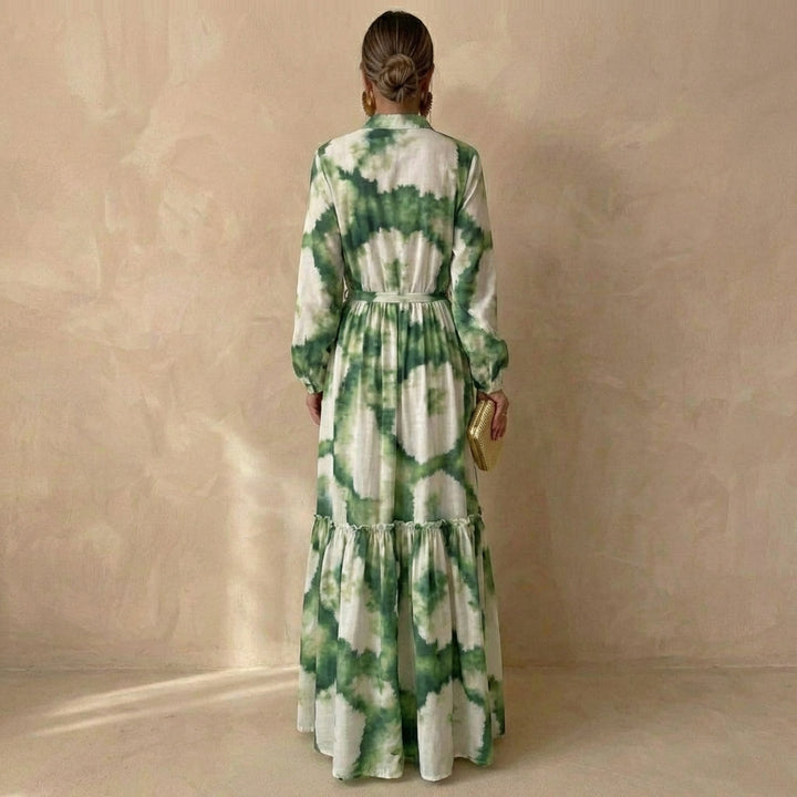 Kira | Women's Long Sleeve Maxi Dress | Boho Tiered