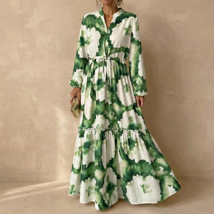 Kira | Women's Long Sleeve Maxi Dress | Boho Tiered