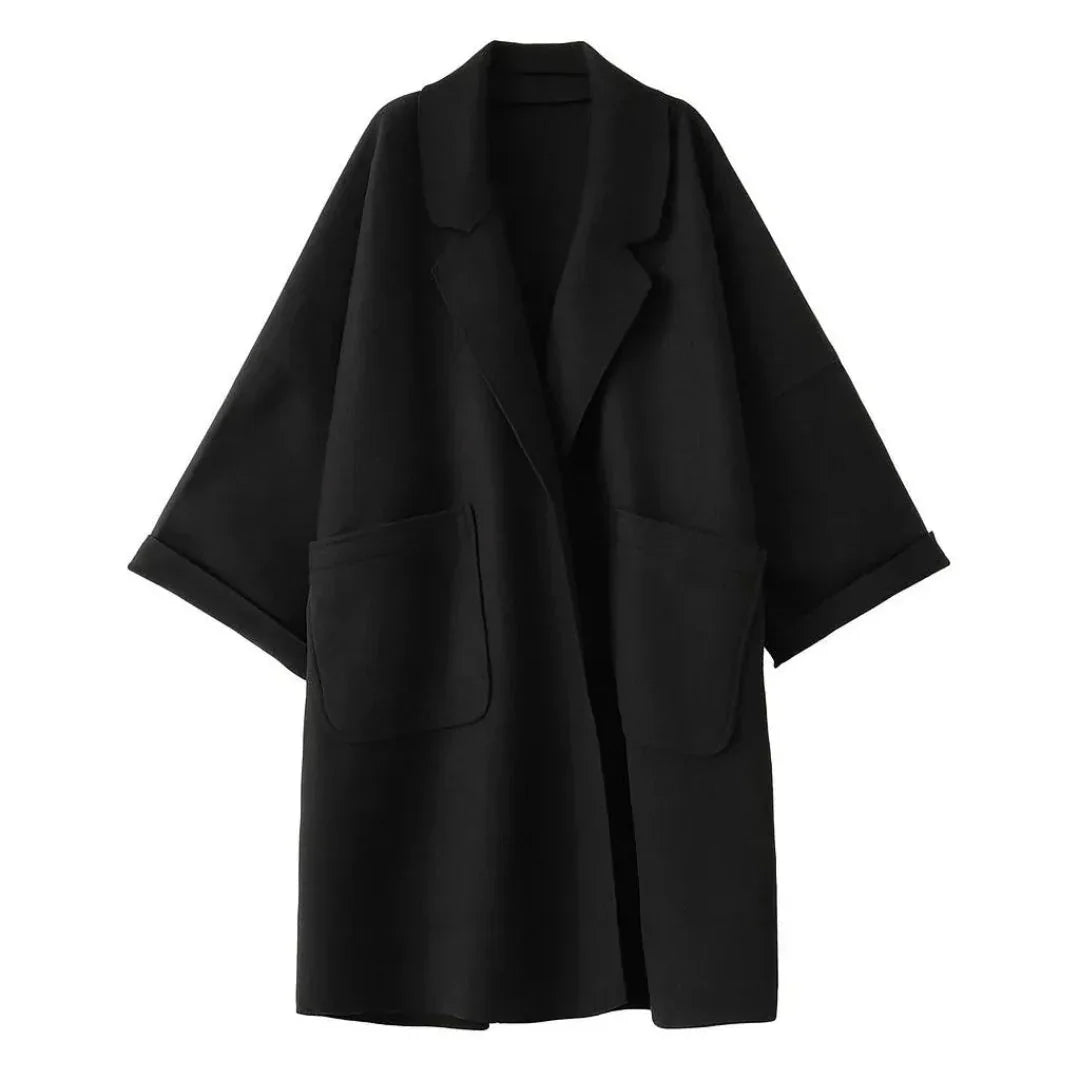 Oenone | Women's Oversized Trench Coat | Pockets & Lapel