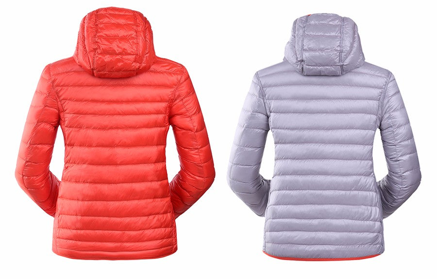Vasudha | Women's Reversible Hooded Puffer Jacket