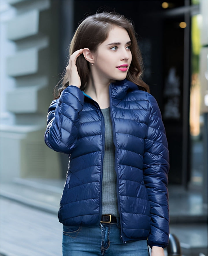 Vasudha | Women's Reversible Hooded Puffer Jacket