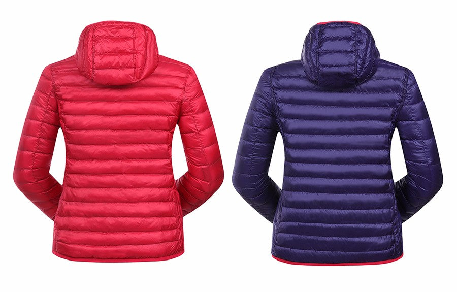 Vasudha | Women's Reversible Hooded Puffer Jacket