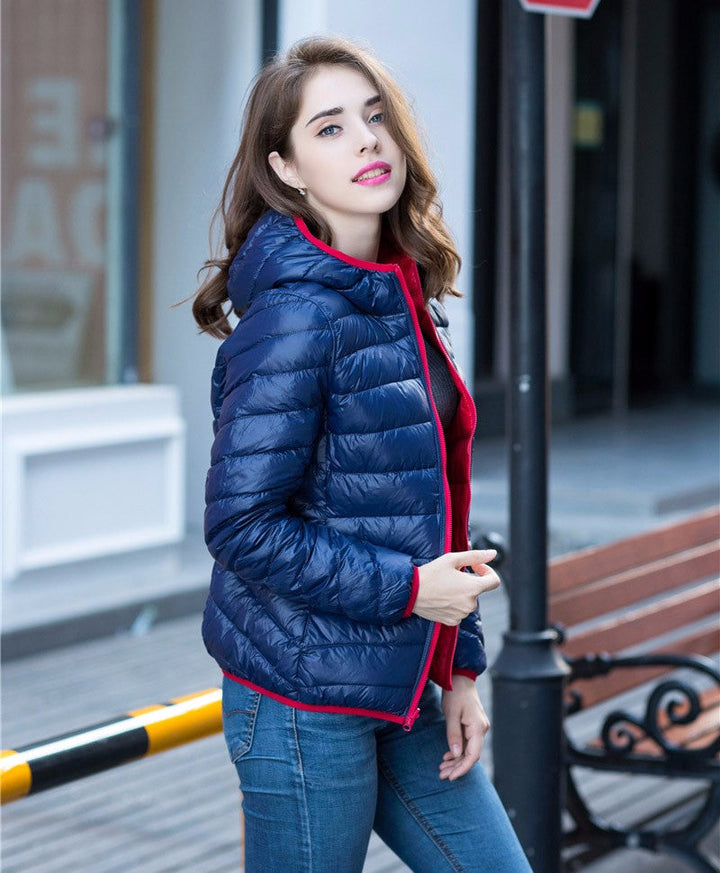 Vasudha | Women's Reversible Hooded Puffer Jacket