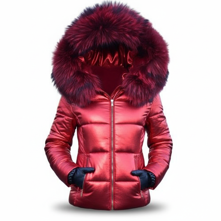 Sibyla | Women's Winter Puffer Jacket | Hood & Zip Pockets