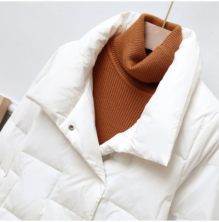 Danais | Women's Quilted Puffer Jacket | Stand Collar