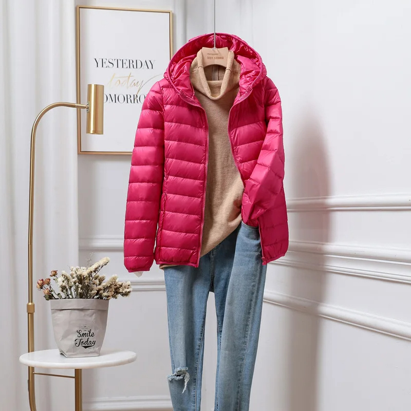 Glaukopis | Women's Hooded Puffer Jacket | Zip Up