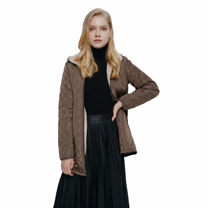 Nina | Women's Long Quilted Jacket | Hooded