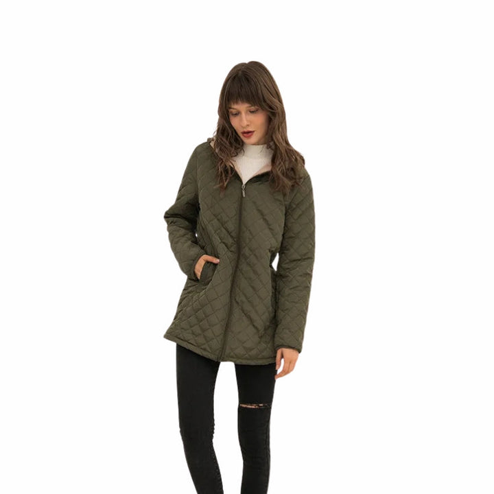 Nina | Women's Long Quilted Jacket | Hooded