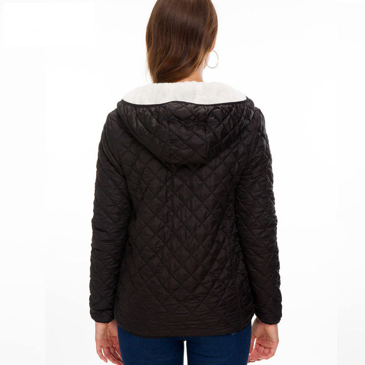 Mara | Women's Quilted Hooded Jacket | Zip Up