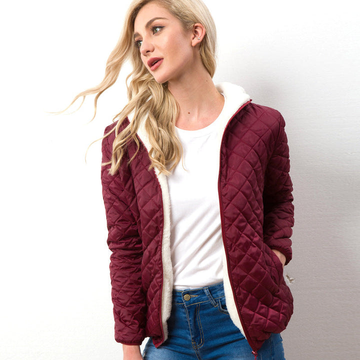 Mara | Women's Quilted Hooded Jacket | Zip Up